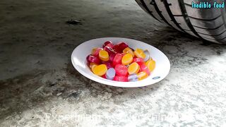 Crushing Crunchy & Soft Things by Car | Experiment Car vs Water in Balloons