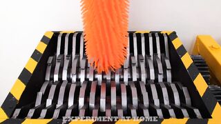 SHREDDING SLINKY and OTHER CRUNCHY THINGS! EXPERIMENT AT HOME