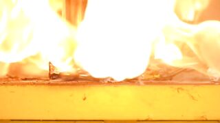 I SHOULD'VE NEVER DONE THAT !! - CRUSH BATTERY WITH HYDRAULIC PRESS - THE SMASHER SHOW
