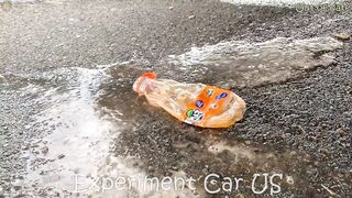 Experiment Car vs Coca Cola, Fanta, Mirinda Balloons | Crushing Crunchy & Soft Things by Car | #104