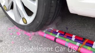 Experiment Car vs Coca Cola, Fanta, Mirinda Balloons | Crushing Crunchy & Soft Things by Car | #104
