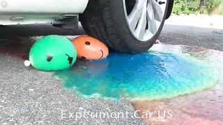 Experiment Car vs Cola, Fanta, Sprite, Pepsi, Fruko Balloons | Crushing Crunchy & Soft Things by Car