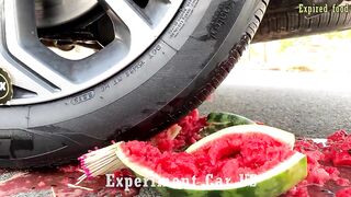 Experiment Car vs Watermelon vs MATCHES | Crushing Crunchy & Soft Things by Car | Car US