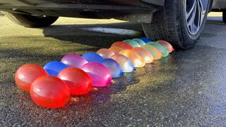 Experiment Car vs Water Balloons, Cola, Mtn Dew | Crushing Crunchy & Soft Things by Car | Car US