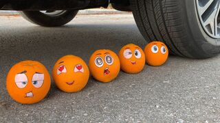 Experiment Car vs Annoying Orange, Doodles Orange | Crushing Crunchy & Soft Things by Car | Car US