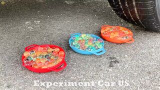 Experiment Car vs Balloons vs Coca Cola vs Mentos | Crushing Crunchy & Soft Things by Car | Car US