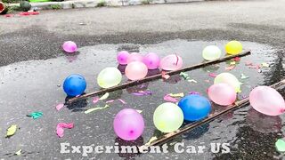 Experiment Car vs Balloons vs Coca Cola vs Mentos | Crushing Crunchy & Soft Things by Car | Car US