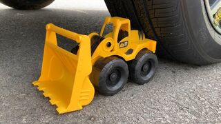 Experiment Car vs Excavator Toys, Bulldozer Toys | Crushing Crunchy & Soft Things by Car