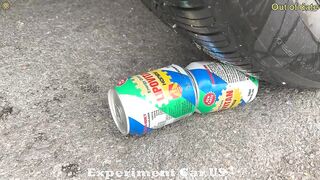 Experiment Car vs Coca Cola, Fanta, Water Balloons | Crushing Crunchy & Soft Things by Car | 08