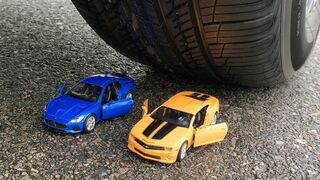Experiment Car vs Toy Cars, Transformer Car | Crushing Crunchy & Soft Things by Car | Experiment Car