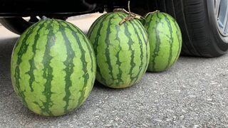 Experiment Car vs WaterMelon Juice | Crushing Crunchy & Soft Things by Car | Experiment Car US