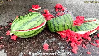 Experiment Car vs WaterMelon Juice | Crushing Crunchy & Soft Things by Car | Experiment Car US