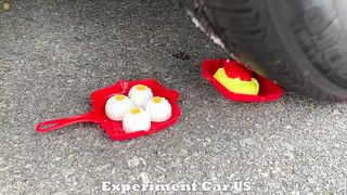 Experiment Car vs Car Toy, Lightning McQueen, Toy Vehicles | Crushing Crunchy & Soft Things by Car