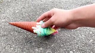 Experiment Car vs Ice Cream | Crushing crunchy & soft things by Car | Experiment Car US