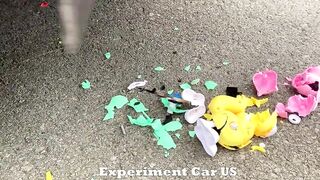 Experiment Car vs Rainbow Jelly | Crushing crunchy & soft things by Car | Experiment Car US