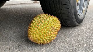 Experiment Car vs Durian, Watermelon | Crushing crunchy & soft things by Car | Experiment Car US