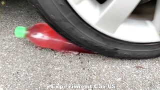 Experiment Car vs Durian, Watermelon | Crushing crunchy & soft things by Car | Experiment Car US