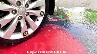 Experiment Car vs Water Balloons | Crushing crunchy & soft things by Car | Experiment Car US