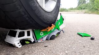 Crushing Crunchy & Soft Things by Car! Experiment Car vs Truck & Trailer with ATV Cars Toys