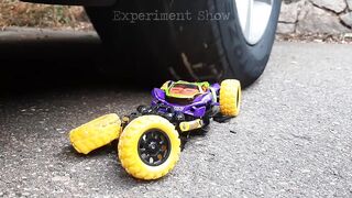 Crushing Crunchy & Soft Things by Car! Experiment Car vs OFFROAD SUV, Slime, Ballons, Antistress Toy