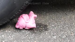 Crushing Crunchy & Soft Things by Car! Experiment Car vs Police Car, Ambulance Car, Slime Toys
