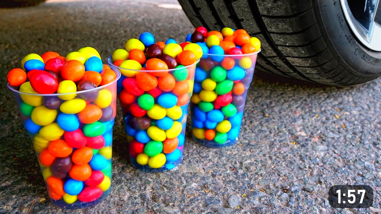 Crushing Crunchy & Soft Things by Car! Experiment Car vs Shark Car