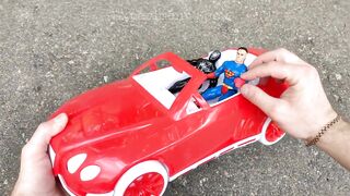 Experiment Car vs Toys: Police Car, Fire Truck, Supercar, Ambulance, Emergency, Lightning Mcqueen