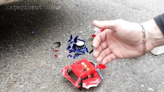 Crushing Crunchy & Soft Things by Car! EXPERIMENT: Car vs Supercar, Doll, Coca Cola, Fanta, Balloons