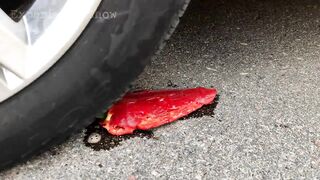 Crushing Crunchy & Soft Things by Car EXPERIMENT: Car vs Truck Police Car Coca Cola Fanta Balloons