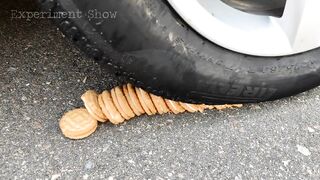 Crushing Crunchy & Soft Things by Car! EXPERIMENT: Car vs Coca Cola, Pineapple, Apples, Radish