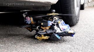 Crushing Crunchy & Soft Things by Car! - EXPERIMENT: Helicopter Toy vs Car