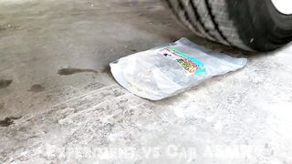 Crushing Crunchy & Soft Things by Car! Experiment: Car vs Excavator Toys