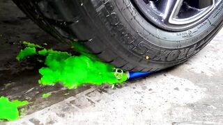 Crushing Crunchy & Soft Things by Car! Experiment: Car vs Water in Balloon