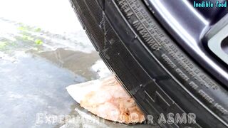 Crushing Crunchy & Soft Things by Car! Experiment: Car vs Rainbow Orbeez and Mentos