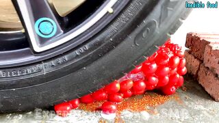 Crushing Crunchy & Soft Things by Car! EXPERIMENT: Car vs Coca Cola, Fanta, Mirinda Balloons S08