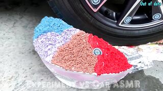 Crushing Crunchy & Soft Things by Car! EXPERIMENT: Car vs Coca Cola, Fanta, Mirinda Balloons S12