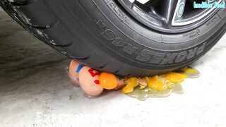 Crushing Crunchy & Soft Things by Car!- EXPERIMENT: CAR Vs Romal Soldier Surprise Eggs
