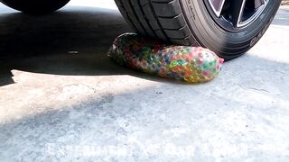 Crushing Crunchy & Soft Things by Car!- EXPERIMENT: CAR vs Orbeez