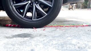 Experiment Car vs Eggs Basket and Crushing Crunchy & Soft Things by Car