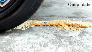 Crushing Crunchy & Soft Things by Car! Experiment - Floral Foam, Baby Dog vs Car Test