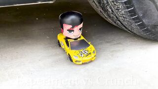 Crushing Crunchy & Soft Things by Car! EXPERIMENT CAR vs PLASTIC BOTTLE