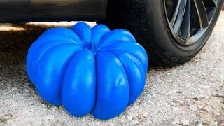 Crushing Crunchy & Soft Things by Car! EXPERIMENT PUMPKINS vs CAR