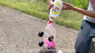 EXPERIMENT Cola and Mentos in Bottle! TURBO ROCKET!