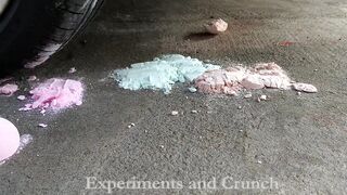 Experiment Car vs Plastic Foot  vs 200 Nails! Experiments and Crunch things with car