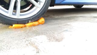 Crushing Crunchy & Soft Things by Car! EXPERIMENT Car vs Water Soccer  Balloons