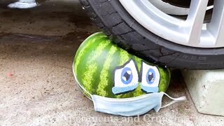 Crushing Crunchy & Soft Things by Car! Experiment Car Vs Watermelon