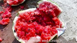 Crushing Crunchy & Soft Things by Car! Experiment Car Vs Watermelon