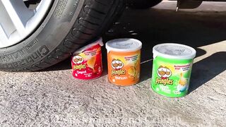 Crushing Crunchy & Soft Things by Car! EXPERIMENT CAR vs Snake (TOY)