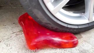 Crushing Crunchy & Soft Things by Car! EXPERIMENT CAR vs Jelly