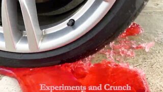 Crushing Crunchy & Soft Things by Car! EXPERIMENT CAR vs Jelly